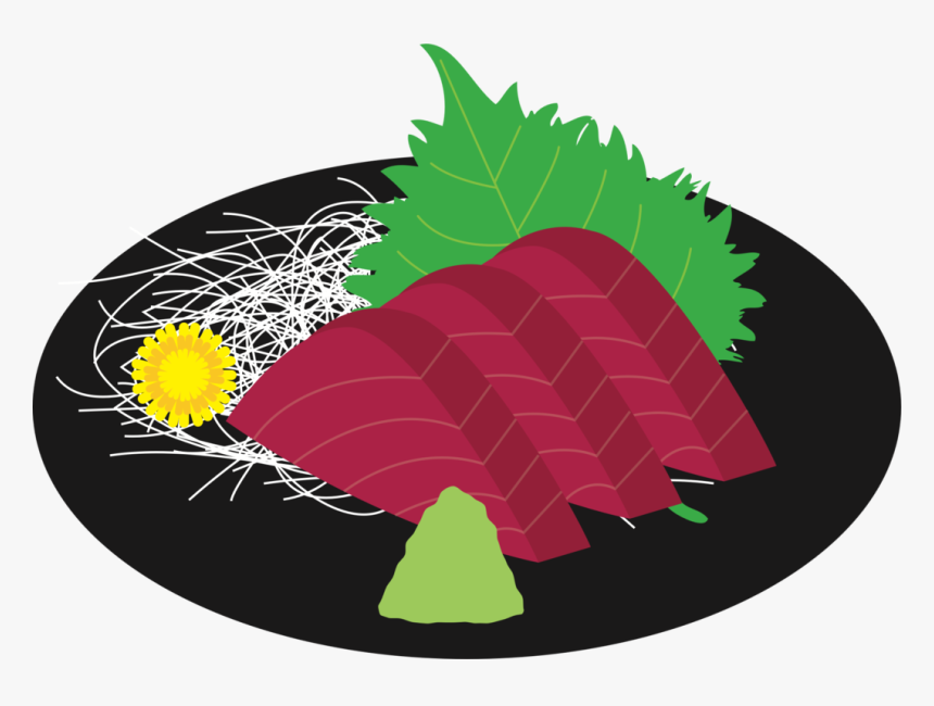 Plant,leaf,tree - Tuna Sashimi Clipart, HD Png Download, Free Download