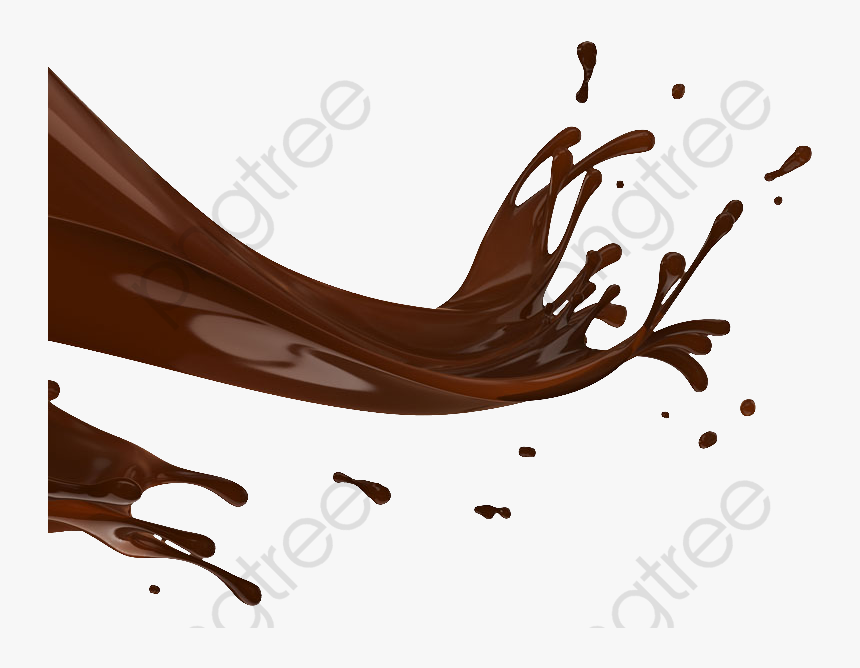 Milk Clipart Chocolate - Chocolates Splash Png, Transparent Png, Free Download