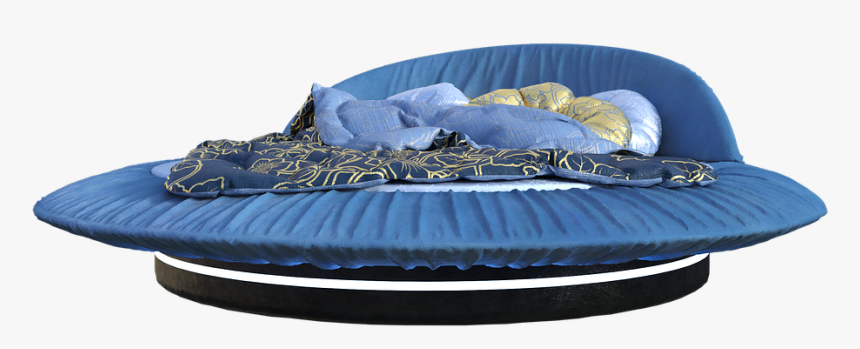 Bed, Round, Blue, Modern, Texture, Sleep, Pattern - Gambar Artis Latar Belakang Transparent, HD Png Download, Free Download