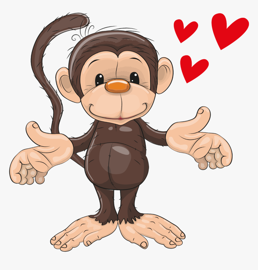 Monkey Png Transparent Images - Monkey Mom Clip Art, Png Download, Free Download