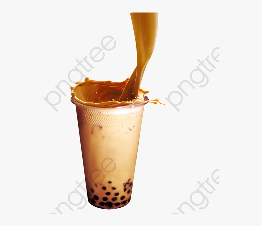 Milk Tea Clipart - Caffeinated Drink, HD Png Download, Free Download