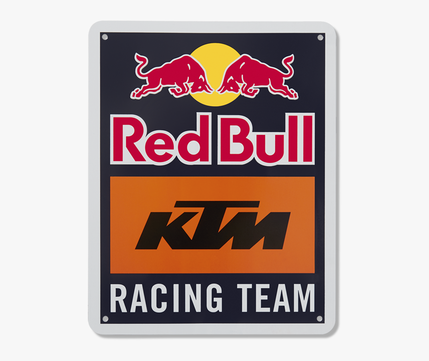 2019 Red Bull Ktm Racing Motogp Mx Team Metal Sign - Red Bull Ktm Racing Team, HD Png Download, Free Download