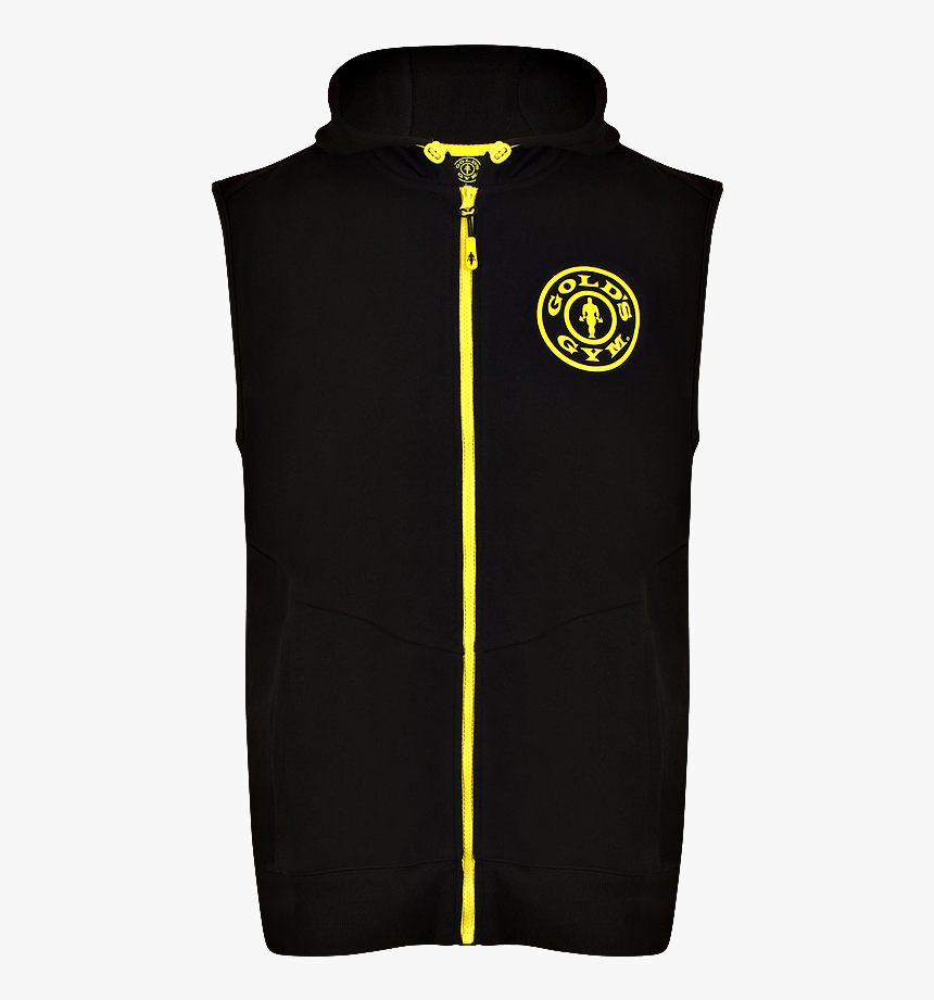 Golds Gym Logo Png - Gold's Gym Sleeveless Hoodie, Transparent Png, Free Download