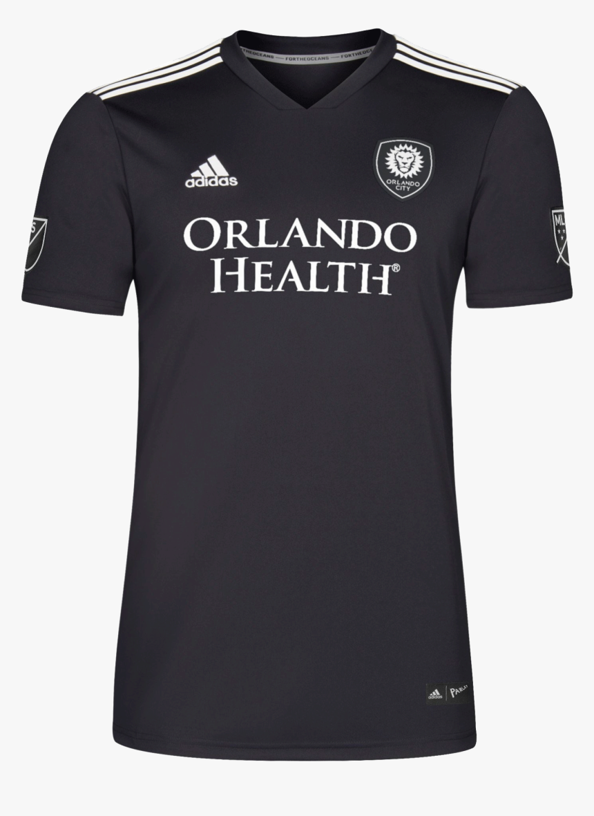 Orlando City Sc 2018 Adidas Parley Jersey - Orlando City Black Jersey, HD Png Download, Free Download