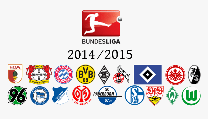 Bundesliga Team Logos 2017, HD Png Download, Free Download