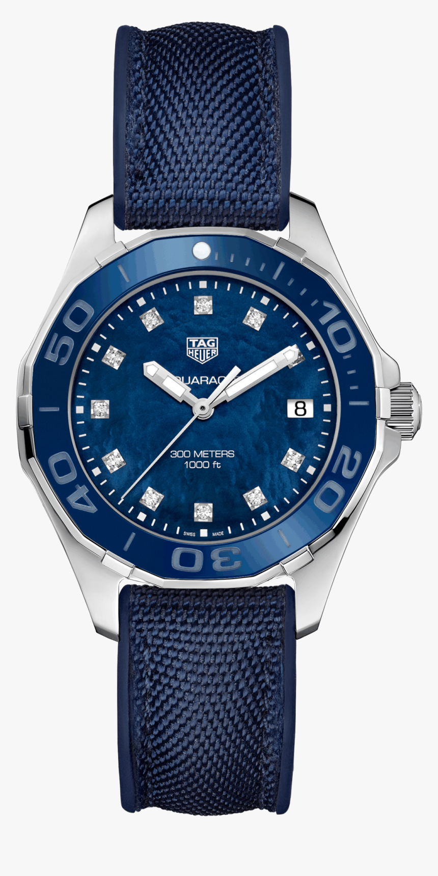 Tag Heuer Aquaracer Ladies Blue, HD Png Download, Free Download