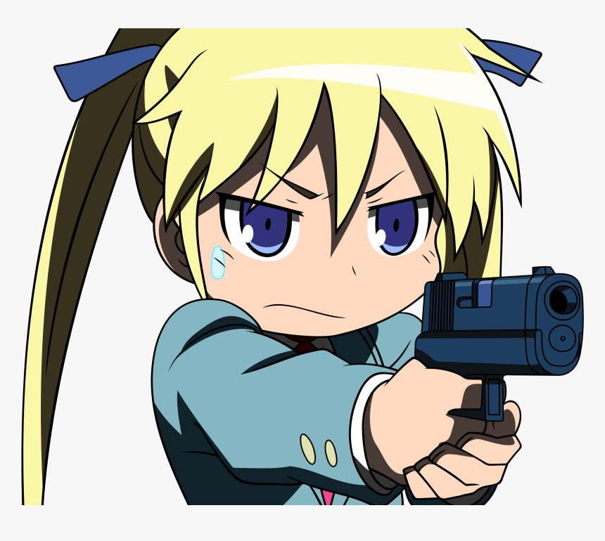 Personagem De Anime Com Arma , Png Download - Free Fire Versão Anime, Transparent Png, Free Download