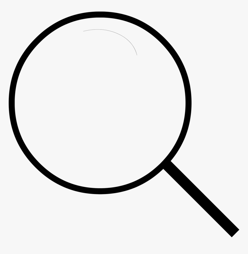 Magnifying Glass Lens Increase Png Image Clipart , - Magnifying Glass Clipart Black And White, Transparent Png, Free Download