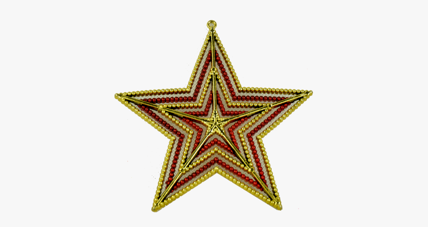 Pendente Pendente Pinha/papai Noel - Gold Star Clear Background, HD Png Download, Free Download