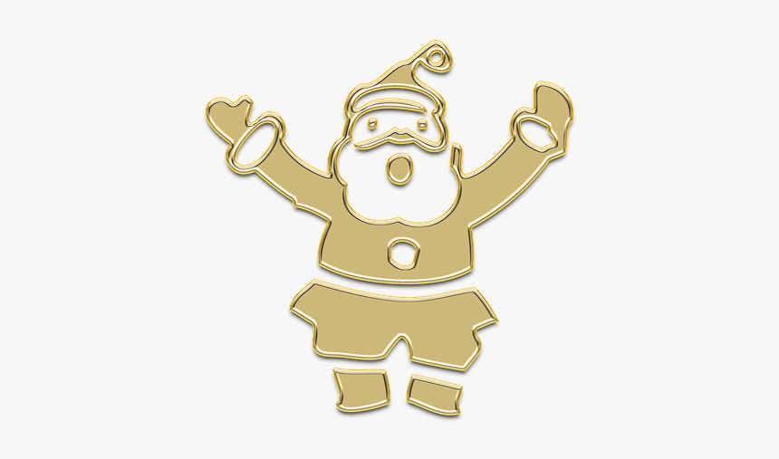 Papai Noel, Véspera De Ano Novo, Natal, Ano Novo - Santa Silhouette, HD Png Download, Free Download