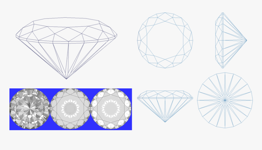 A Modern And Very Brilliant Gem Design Created By Bespoke - Square Cushion Cut Gemstone, HD Png Download, Free Download