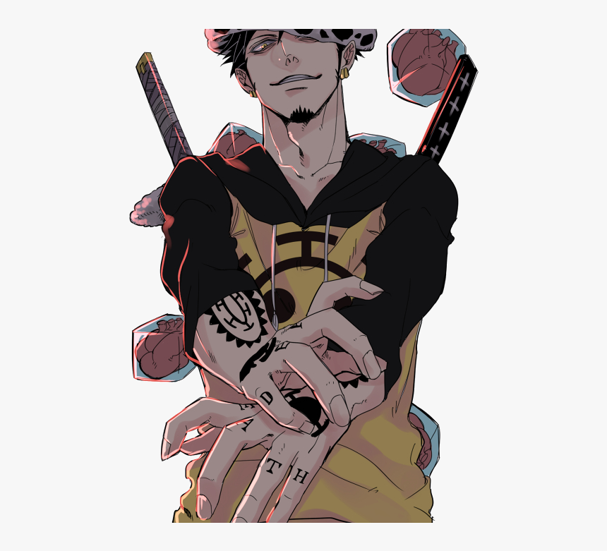 Trafalgar Law Render By Monaleinchenx3-d80hfjc - Trafalgar D Water Law Art, HD Png Download, Free Download