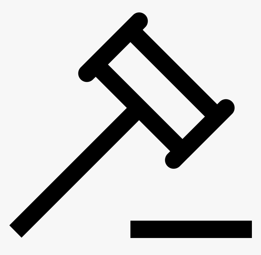 Law Drawing Simple - Png Cross Sword Icon, Transparent Png, Free Download
