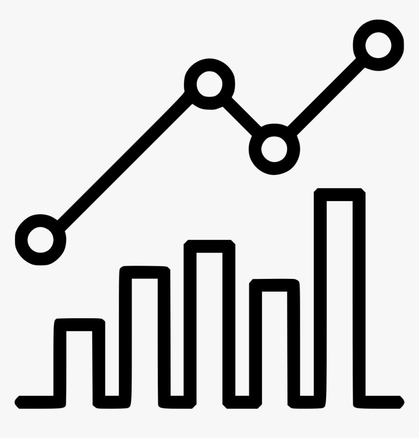 Growth Icon Png White , Png Download - Statistics Icon Png Transparent, Png Download, Free Download