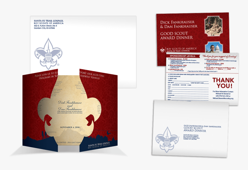 Invitation With Save The Date Postcard - Boy Scouts Of America, HD Png Download, Free Download