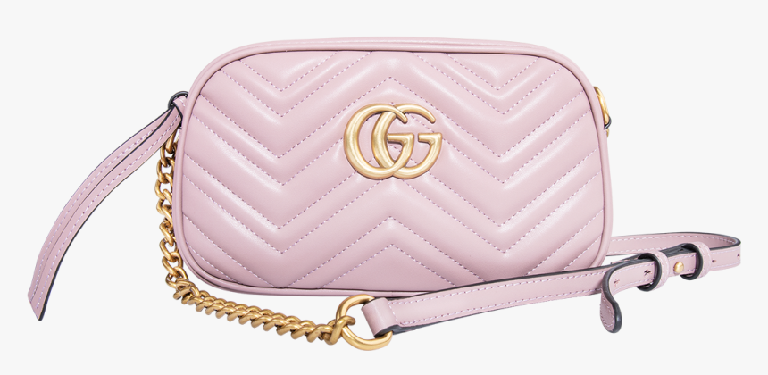 Gucci Gg Marmont Matelassé Mini Bag-pink - Pink Gucci Bag, HD Png Download, Free Download