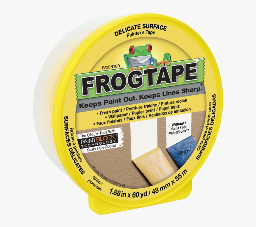 Frog Tape Delicate Surface - Yellow Frog Tape, HD Png Download, Free Download