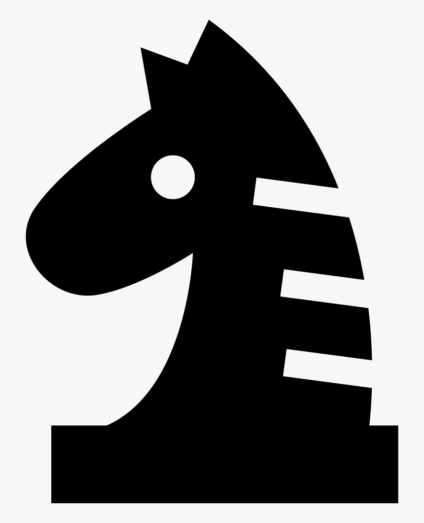 Knight Chess Piece With Horsehair Lines - Knight Piece Icon, HD Png Download, Free Download