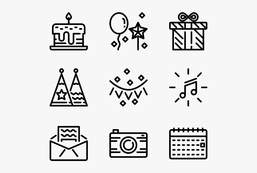 Birthday Party - Western Icons, HD Png Download, Free Download