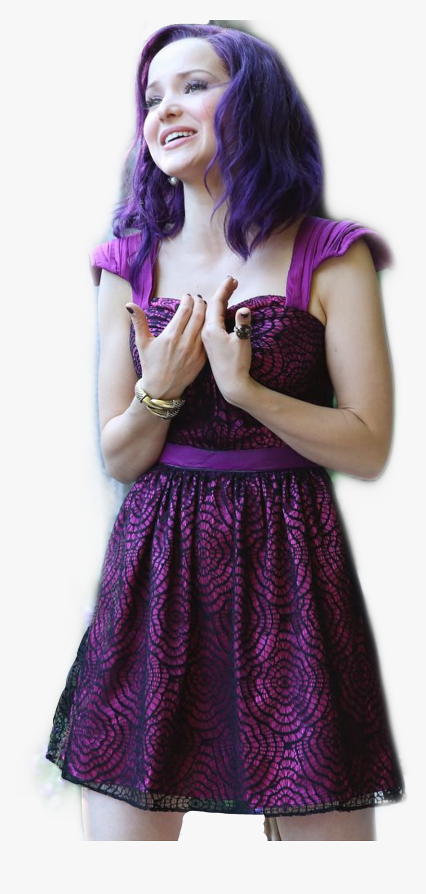 #ifonly #descendants #dovecameron #mal - Mal If Only Dress, HD Png Download, Free Download