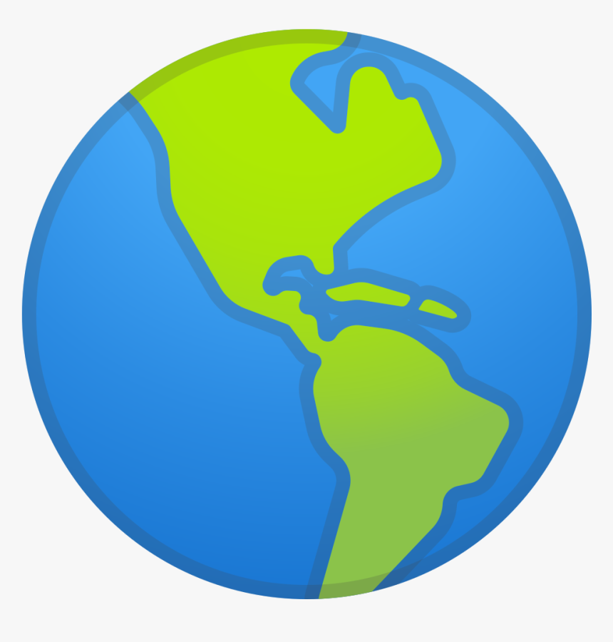 Globe Showing Americas Icon - Earth Emoji, HD Png Download, Free Download
