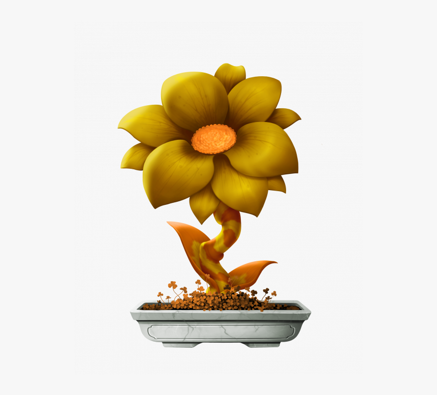 Wild Gold-leafloaf - Crypto Flowers Png, Transparent Png, Free Download