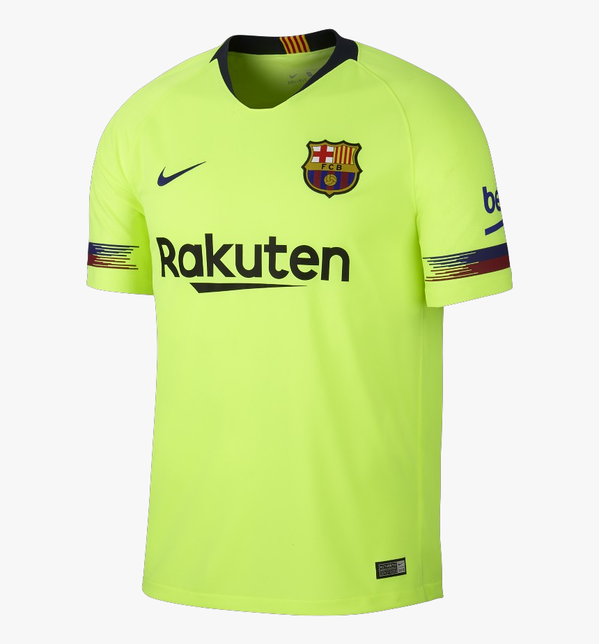 Fc Barcelona 18/19 Away Jersey"
 Title="fc Barcelona - Barcelona Away Kit 2018 19, HD Png Download, Free Download