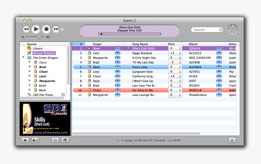 Karaoke Kjams 2 Interface Mac - Itunes Music, HD Png Download, Free Download