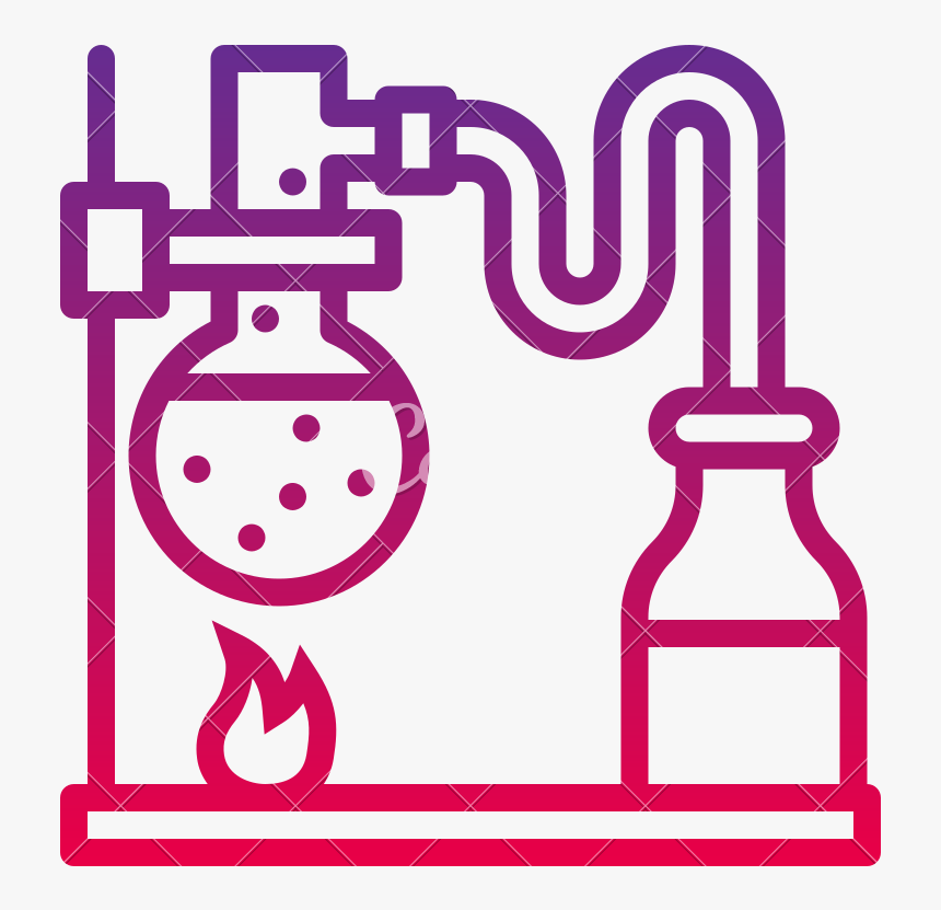 Chemistry Lab Laboratory Test Tube Volatile Icon - Black And White Test Tube Clipart Transparent, HD Png Download, Free Download