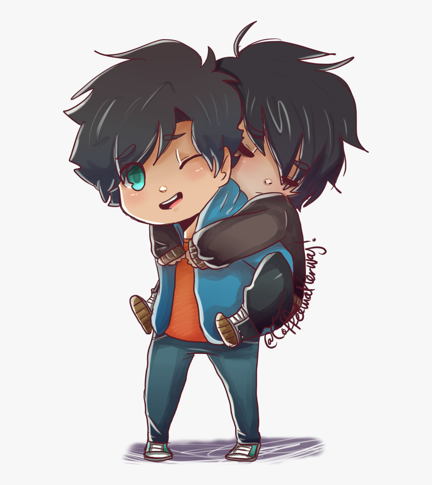 Percy Jackson Fan Art Chibi , Png Download - Nico Percy Jackson Fan...