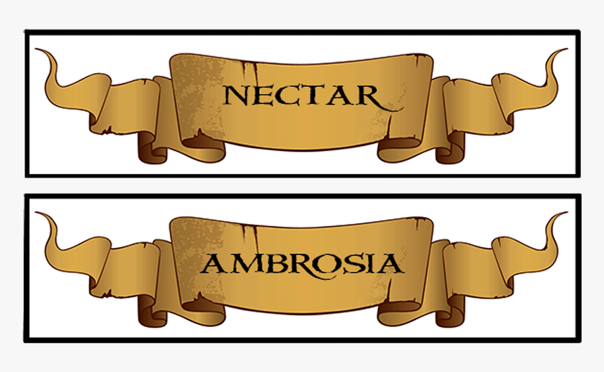Percy Jackson Printable - Percy Jackson Nectar Label, HD Png Download, Free Download