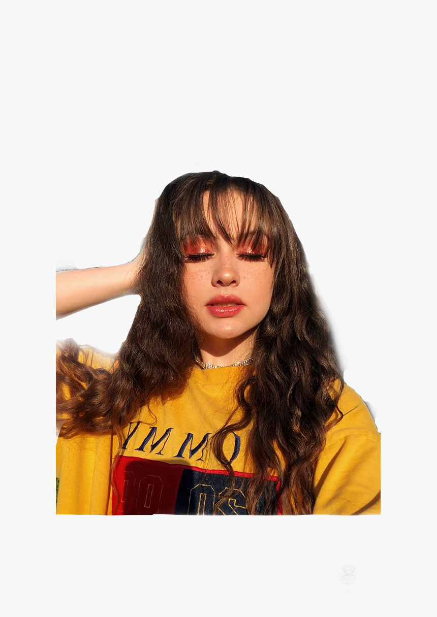 #art #haleymorales #aesthetic #bangs #cute #hair #style - Hailey Morales, HD Png Download, Free Download