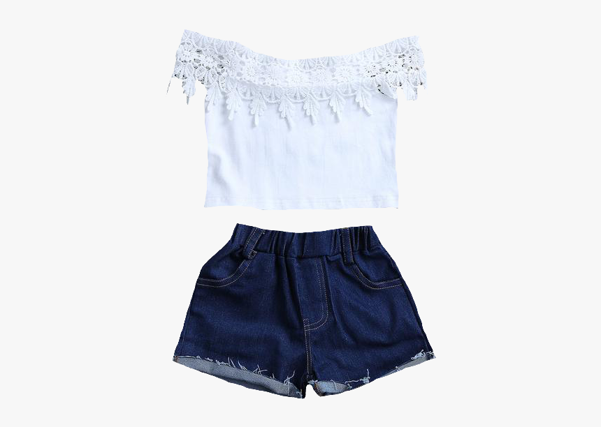 Crop Top And Shorts Png, Transparent Png, Free Download