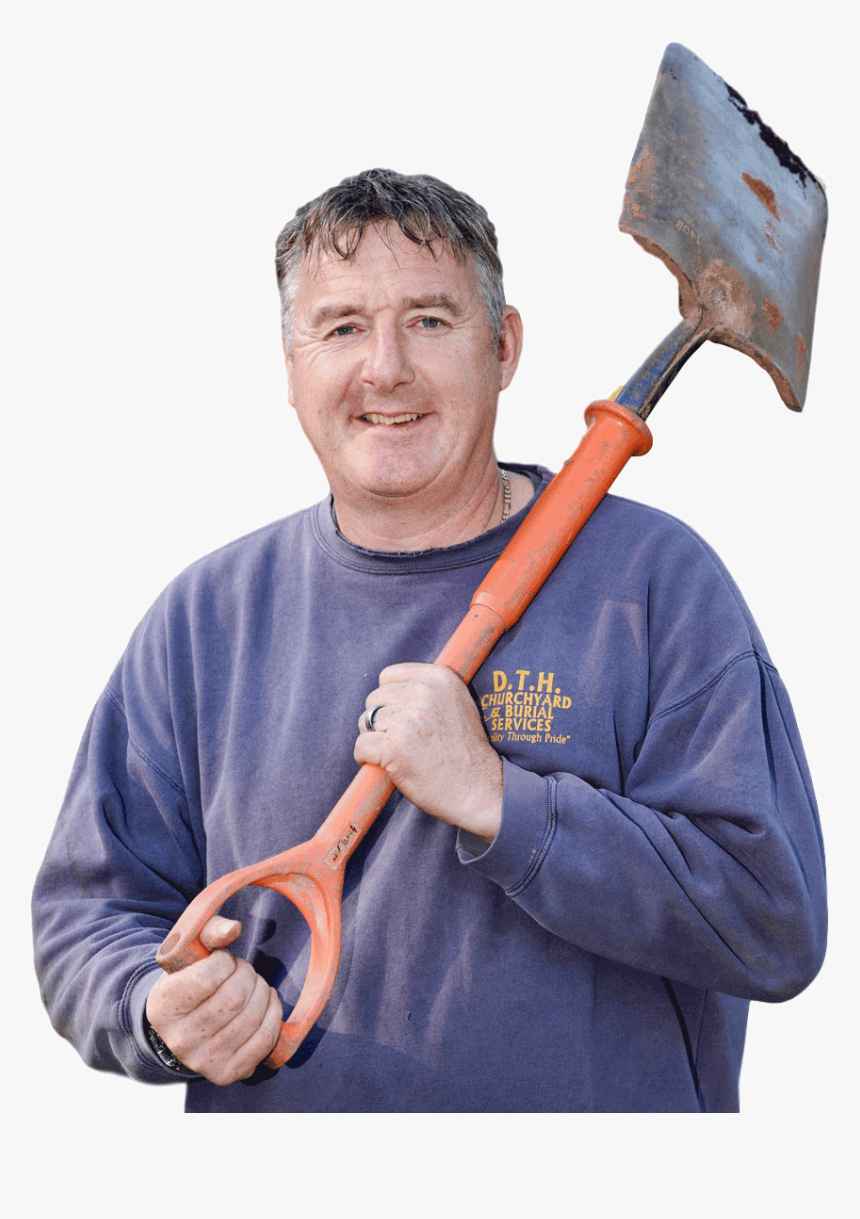 David Homer, Owner Of Dth Burial And Churchyard Services, - Hatchet, HD Png Download, Free Download