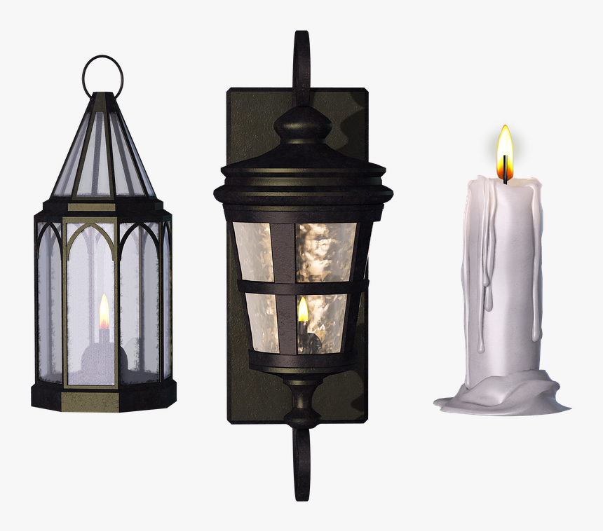 Replacement Lamp, Lantern, Candle, Lighting, Light - Linterna Con Vela, HD Png Download, Free Download