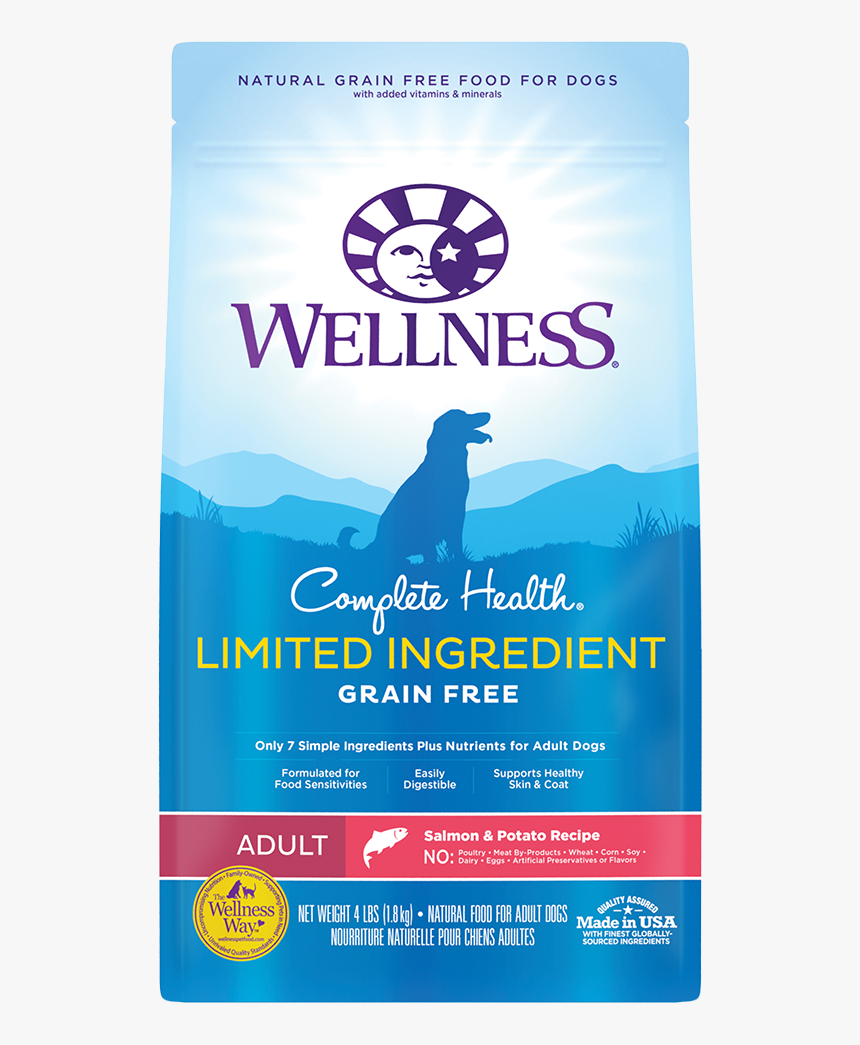 Wellness Complete Health Limited Ingredient Salmon - Wellness Dog Food Grain Free, HD Png Download, Free Download