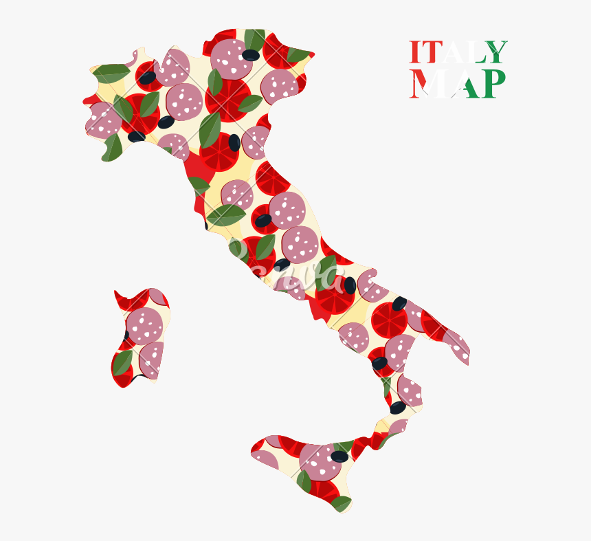 Transparent Mao Png - Italy Map Pizza, Png Download, Free Download