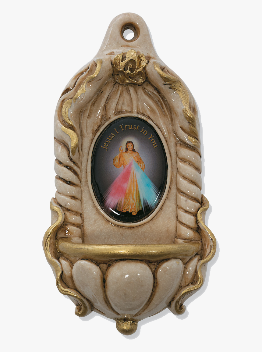 Divine Mercy Holy Water Font - Carving, HD Png Download, Free Download