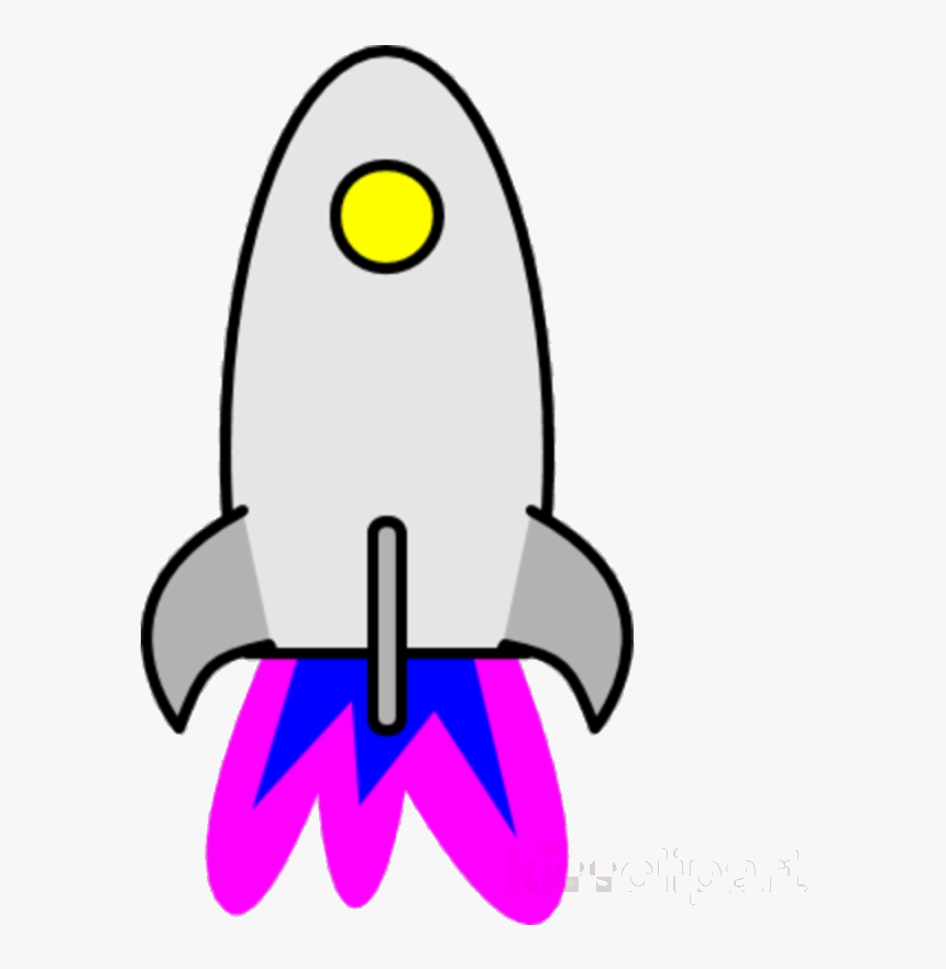 Rocket Ship Of Cartoon Clipart Santas Mail Box Clip - Rocket Ship Clif Art, HD Png Download, Free Download