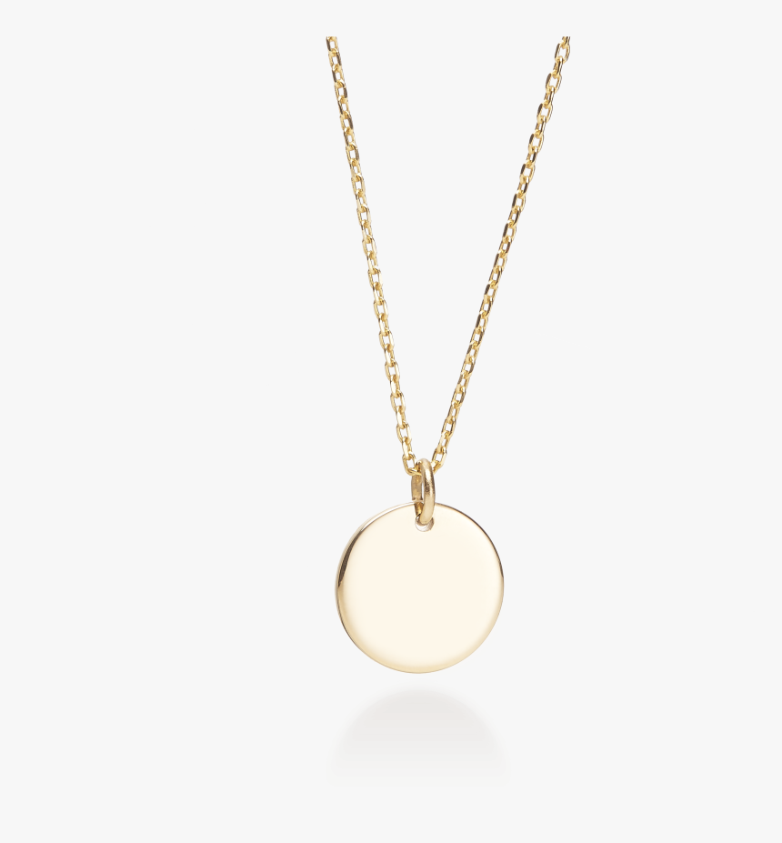 9ct Yellow Gold Small Round Pendant - Locket, HD Png Download, Free Download