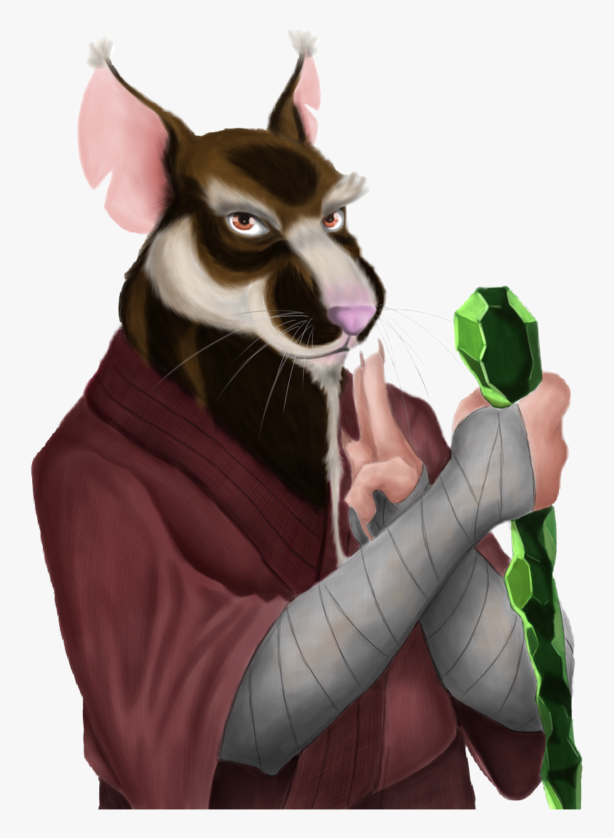 Master Splinter Render - Teenage Mutant Ninja Turtles Master Splinter Png, Transparent Png, Free Download