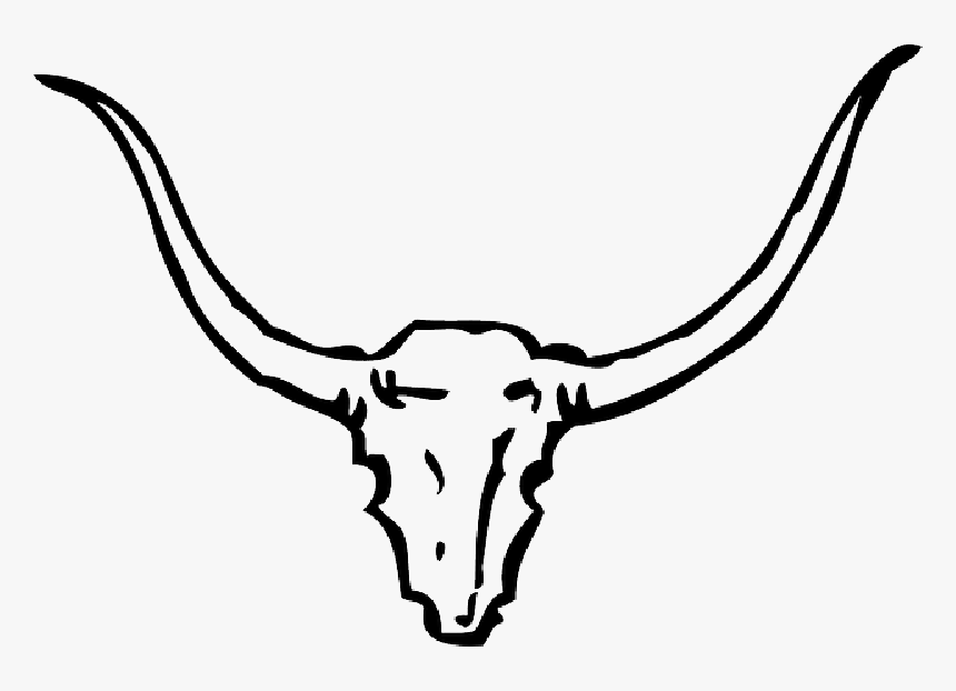 Boer Outline Panda Free - Outline Of Bull Head, HD Png Download, Free Download