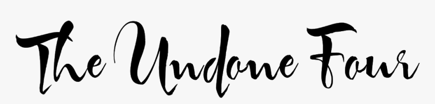 The Undone Four - Calligraphy, HD Png Download, Free Download
