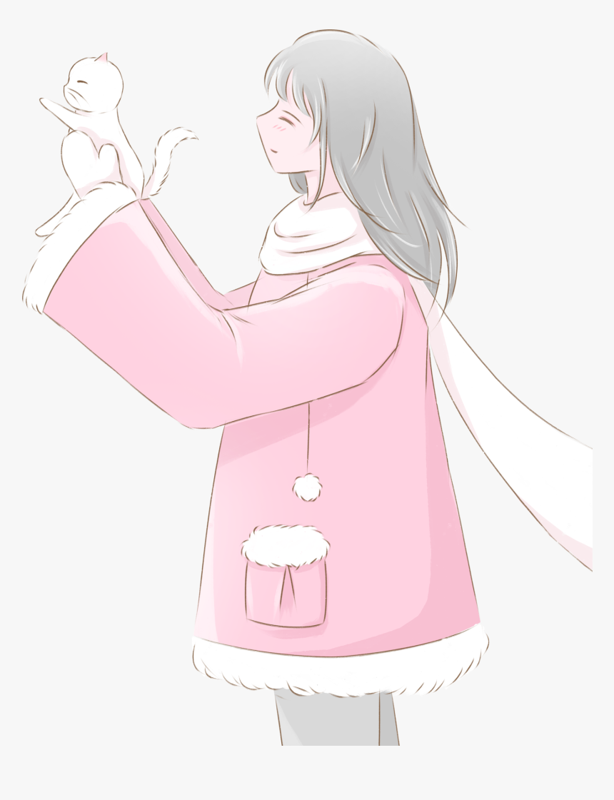 Transparent Cat Girl Png - Illustration, Png Download, Free Download