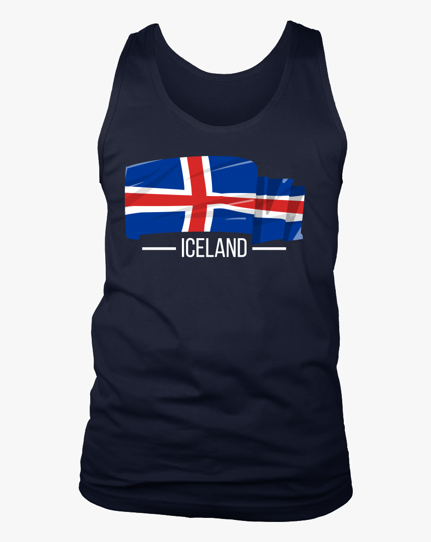 Iceland Pride Patriotic Vintage Flag Tank - T-shirt, HD Png Download, Free Download