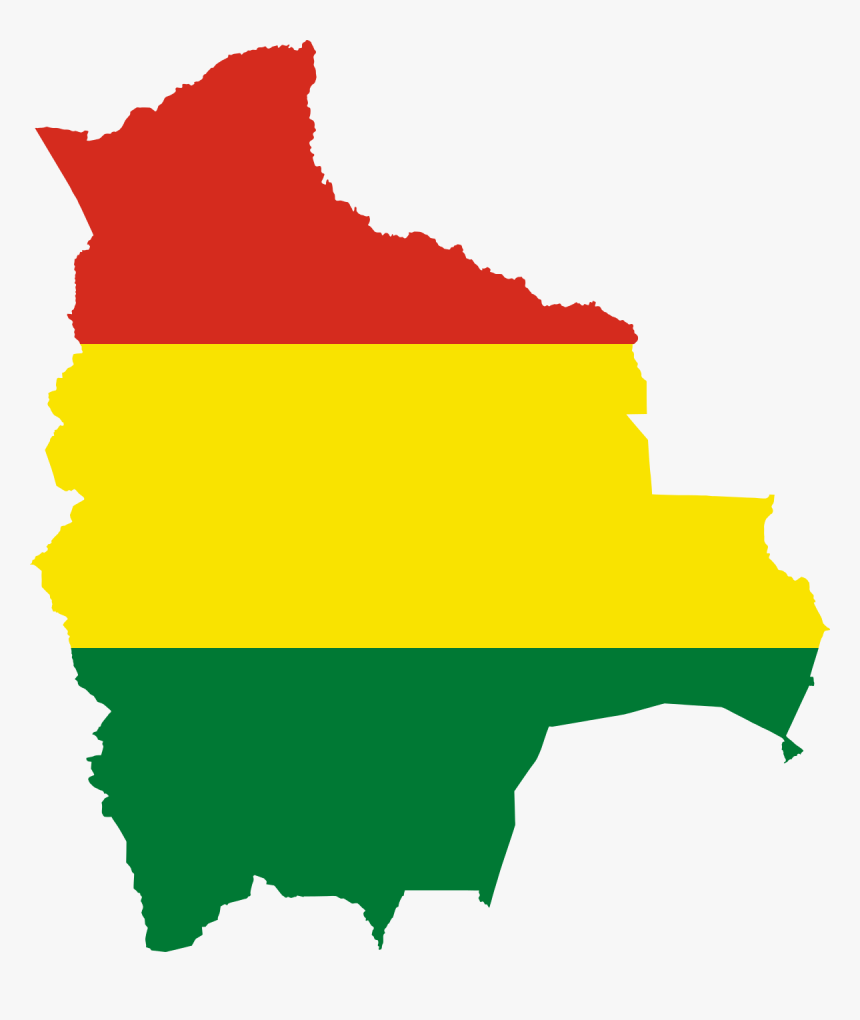 Bolivia Flag Map, HD Png Download, Free Download