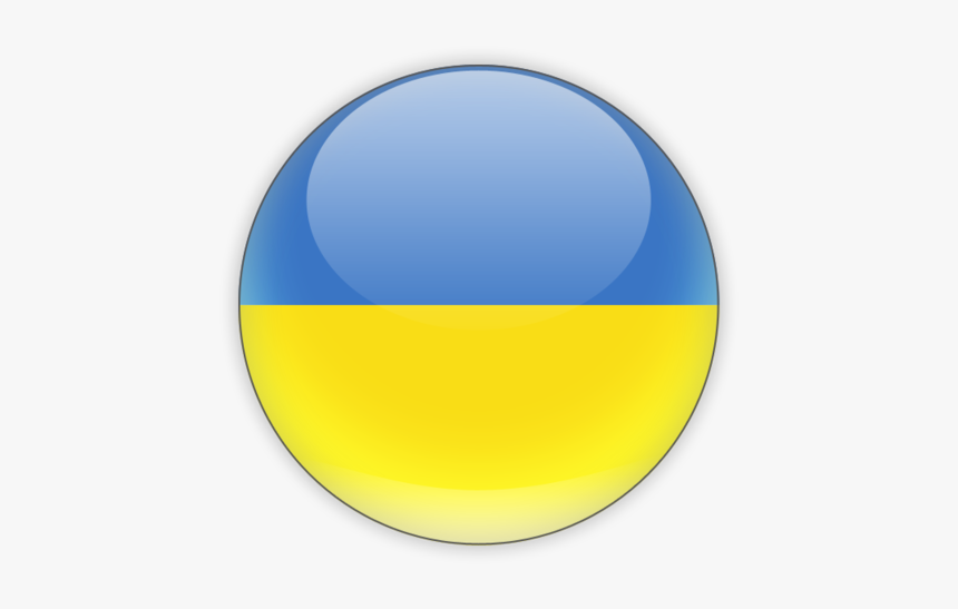 Bandera Ucrania Redonda Png, Transparent Png, Free Download