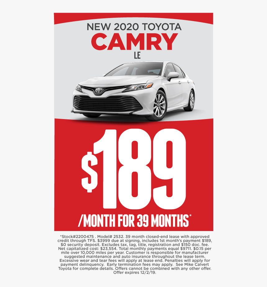 New Toyota Camry - Toyota, HD Png Download, Free Download