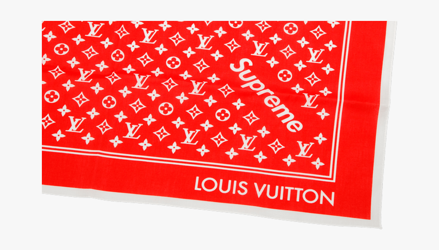 Louis Vuitton Monogram Bandana "louis Vuitton X Supreme - Magic Kingdom, HD Png Download, Free Download