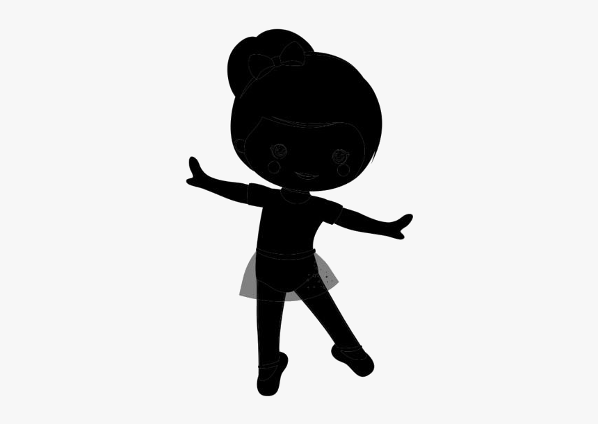 Ballet Girl Png Transparent Images - Little Ballerina Silhouette, Png Download, Free Download